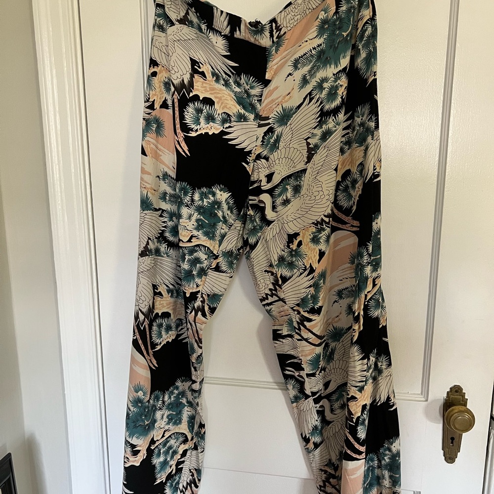 Gorgeous wide-leg pants from Anthropologie.